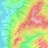 Mappa topografica Cerniat (FR), altitudine, rilievo