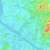 Mappa topografica Goyang, altitudine, rilievo