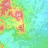 Mappa topografica Mount View, altitudine, rilievo