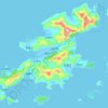 Mappa topografica 下川岛, altitudine, rilievo