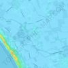 Mappa topografica Biggekerke, altitudine, rilievo