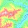Mappa topografica Fresagrandinaria, altitudine, rilievo