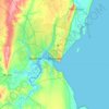 Mappa topografica Maputo, altitudine, rilievo