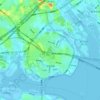 Mappa topografica 杏林街道, altitudine, rilievo
