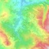 Mappa topografica Campora, altitudine, rilievo