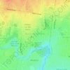Mappa topografica Burnside Heights, altitudine, rilievo