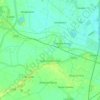 Mappa topografica Vigarano Mainarda, altitudine, rilievo