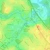 Mappa topografica Chelmsley Wood LNR, altitudine, rilievo