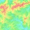 Mappa topografica Vlaams-Brabant, altitudine, rilievo