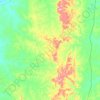 Mappa topografica Itaporã do Tocantins, altitudine, rilievo