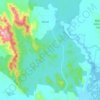 Mappa topografica Byfield, altitudine, rilievo