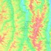 Mappa topografica Vic-Fezensac, altitudine, rilievo