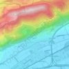 Mappa topografica Egerkingen, altitudine, rilievo