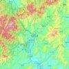Mappa topografica 武夷山市, altitudine, rilievo