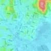 Mappa topografica 어진동, altitudine, rilievo