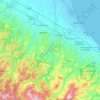 Mappa topografica Savio, altitudine, rilievo