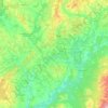 Mappa topografica Лидский район, altitudine, rilievo