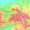 Mappa topografica 莽山国家森林公园, altitudine, rilievo