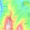 Mappa topografica Montazzoli, altitudine, rilievo
