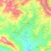 Mappa topografica Joppolo Giancaxio, altitudine, rilievo