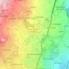 Mappa topografica Aci Sant'Antonio, altitudine, rilievo