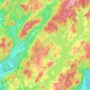Mappa topografica Hopatcong, altitudine, rilievo