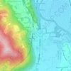 Mappa topografica Airuno, altitudine, rilievo