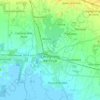 Mappa topografica Cervignano del Friuli, altitudine, rilievo