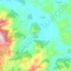 Mappa topografica Pastena, altitudine, rilievo