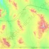Mappa topografica Cochise County, altitudine, rilievo