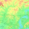 Mappa topografica Town of Wheaton, altitudine, rilievo