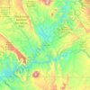Mappa topografica Lake Powell, altitudine, rilievo