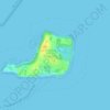 Mappa topografica Coochiemudlo Island, altitudine, rilievo