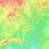 Mappa topografica городское поселение Смолино, altitudine, rilievo