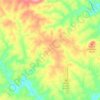 Mappa topografica Hays, altitudine, rilievo