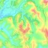 Mappa topografica Selci, altitudine, rilievo