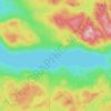 Mappa topografica Bonaparte Lake, altitudine, rilievo