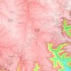 Mappa topografica Tainhas, altitudine, rilievo