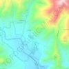 Mappa topografica Gaggi, altitudine, rilievo