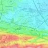 Mappa topografica Falkirk, altitudine, rilievo
