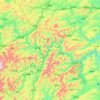 Mappa topografica 剑河县, altitudine, rilievo