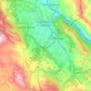 Mappa topografica Castelvecchio Subequo, altitudine, rilievo