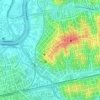 Mappa topografica Largo do Rosário, altitudine, rilievo