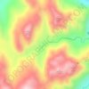 Mappa topografica Kaliwa River (Kaliwa Watershed, altitudine, rilievo