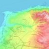 Mappa topografica Oued Beni Messous, altitudine, rilievo