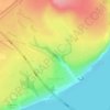 Mappa topografica Пристанное, altitudine, rilievo