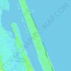 Mappa topografica Ormond-by-the-Sea, altitudine, rilievo