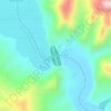Mappa topografica Twitchell Dam, altitudine, rilievo