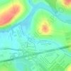 Mappa topografica Córrego da Lagoa, altitudine, rilievo