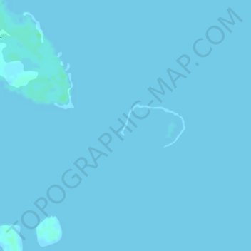 Mappa topografica Tancan Island, altitudine, rilievo